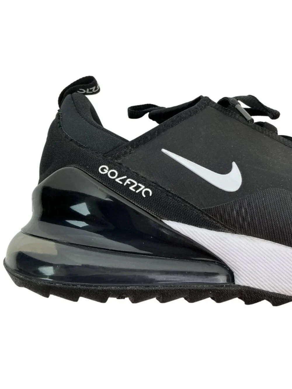 Nike Air Max 270 Golf Shoes Black White Golf Shoes Mens 10.5